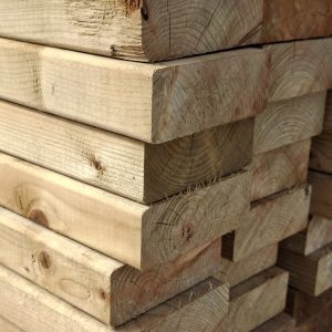 47 x 100mm Regularised Carcasing K/D C24 Structural Graded Timber (45x95mm finish) Green Treated 4.8m