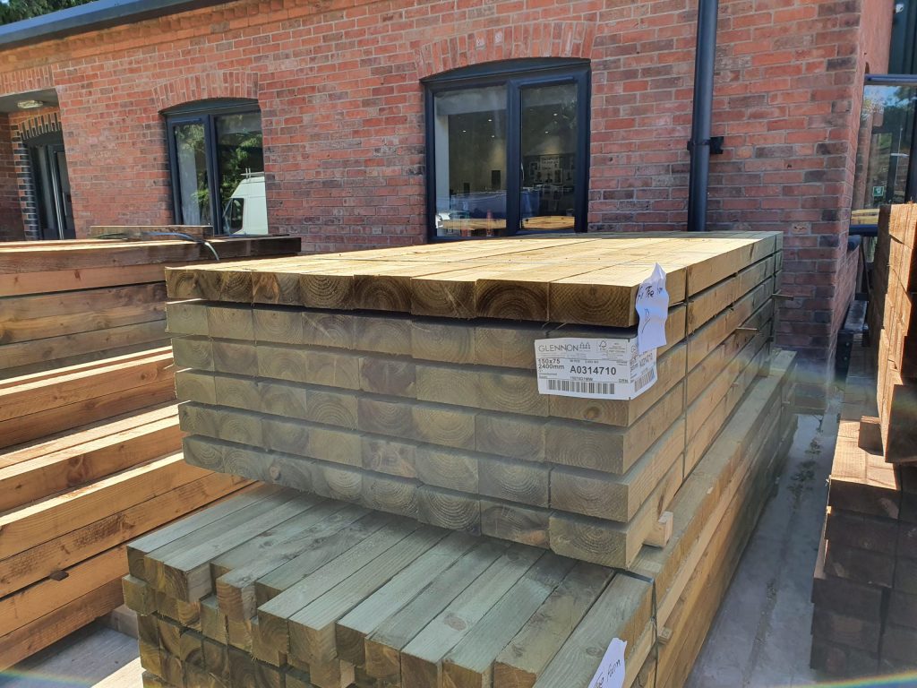 POSTS 75 X 150 2.4m Fir Tree Farm Timber