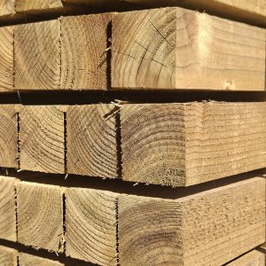 75 x 75mm Tanalised Fence Post Green 1.8m